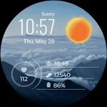 Weather Digital Watch Face