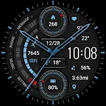 ZKin Watch Face Simple Blue