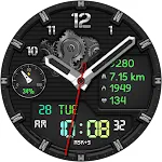 Hybrid TREMAN URX97 Watch face