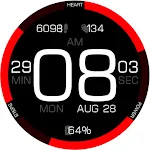 Key089 Digital Watch Face