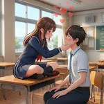 High School Anime Girl Sim 3D icon