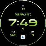 Green Gradient Watch Face