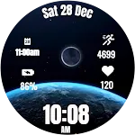 Animated Moonfall Watch Face
