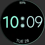 Battery v7 minimal watch face
