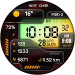 RCHITUK Sport URX65 Watch face