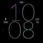 Pink Orchid Line Watch Face