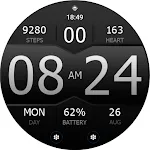 Key WF35 Digital Watch Face