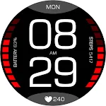 Key098 Digital Watch Face