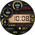 Digital Vors 323 watch face