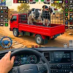 Animal truck transport game 3d icon