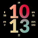Big Tropical Dusk Watch Face