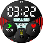 Key018 Digital Watch Face