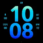 Big Ocean Blue Watch Face