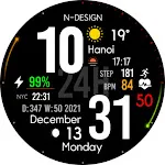 NTV340 - Big Digital Watchface