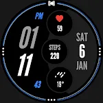 Nighty Digital 23 - watch face