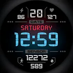 Digital Watch Face Sport Wear