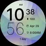 Simply Purple Green Watch Face