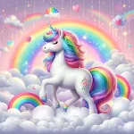 Jeu De Licorne à Paillettes icon