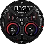 A370 Neon Watch Face