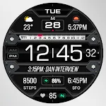 MD313 Digital Watch Face