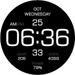 Key104 Digital Watch Face