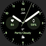 Analog PRO: Watch face