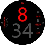 Key036 Digital Watch Face