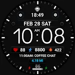 Minimal Black Watch Face WIN26