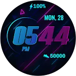 Pixel Beam Watch Face