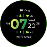 SM Gradient Hour Watch Face