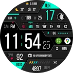 9INE 003e: Digital watch face