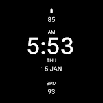 Black Fit Watch Face