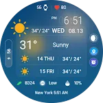 ACRO DW Glass Blur Watchface