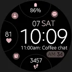 Simple Rose Gold watch face