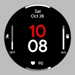 Pixel Clean Watch Face