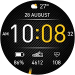 DIGI CARBON URX14 Watch face