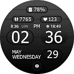Key WF32 Digital Classic Watch