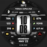 WFP 336 Digital watch face