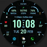 WFP 324 Digital watch face