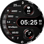 A340 Digital Watch Face