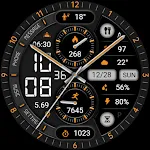 Half Screen Orange ZKin Watch