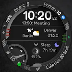 Digital Watch Face CUE115