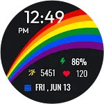 Rainbow Pride Watch Face