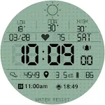 Retro Digital Watch Face TMZ