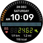 Fitness watch face