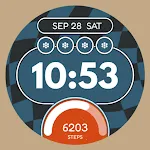 Retro Grid Watch Face
