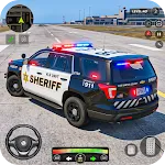 US Police Car Chase Cop Sim 3d icon