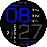 Key073 Digital Watch Face