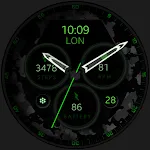 Dream 34 dark analog watchface