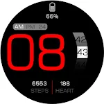 Key062 Digital Watch Face